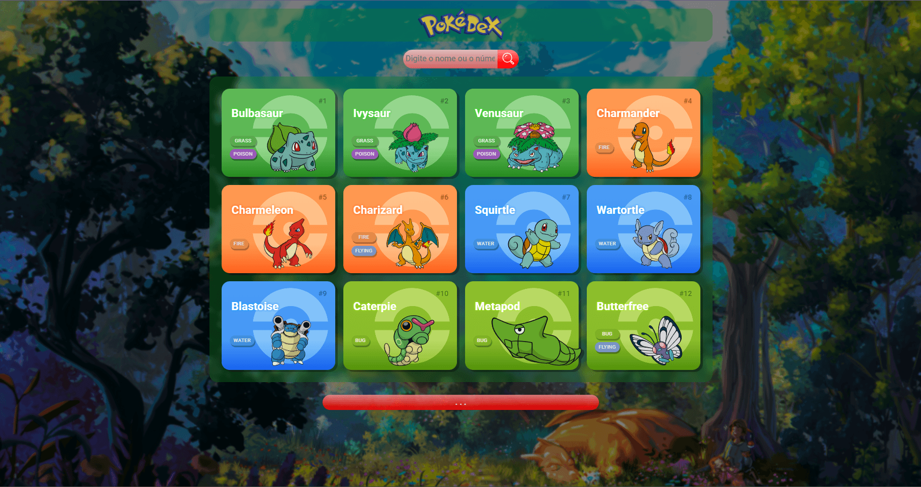 Imagem do projeto: Web Pokedex
